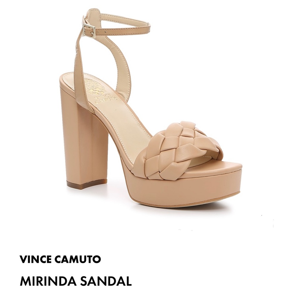 Vince Camuto Mirinda heels in Sandstone size 6 NWT